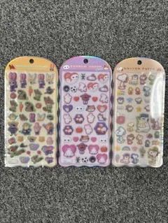 コットンパフィーシール　ベイマックス　ズートピア　スヌーピー