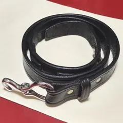 TORY leather フックベルト　黒のサムネイル