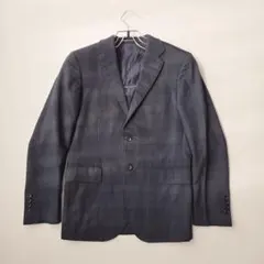 【美品】BEAUTY & YOUTH　テーラードジャケット　グレーチェック　M