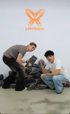 即発送 新品 LABYRINTH LAB LOOP TEE グレー Tシャツ M - メルカリ