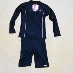未使用 FILA フィットネス水着 11L 長袖 セパレート 黒