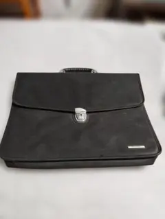 黒いキャンバスビジネスバッグ