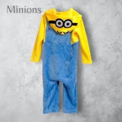 【minions ミニオンズ】　オーバーオール　着ぐるみ　　フリース　キッズ