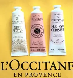 ロクシタン☆パフュームド ハンドクリー＆スノーシア ピオニーハンドクリーム