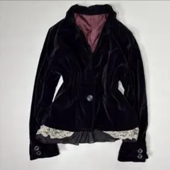 mysty woman　ベロアレースジャケット　フリル　ガーリー　ゴシックのサムネイル