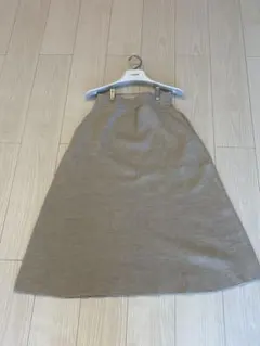 GU ニットスカート ベージュ Lサイズ