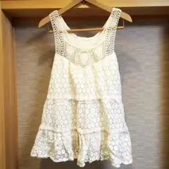 【値下げ！】白ノンスリーブトップス♡