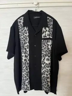 美品 90s USA製 レオパード ヒョウ柄 開襟 シャツ レーヨン 山田蓮 美品 90s USA製 レオパード ヒョウ柄 開襟 シャツ レーヨン 山田蓮