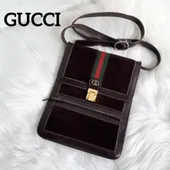 GUCCI グッチ シェリーライン ショルダーバック サコッシュ 金具 大容量