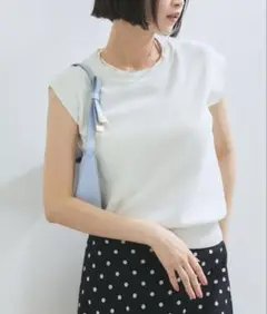 【UVケア/接触冷感/洗える】美人スリーブニット