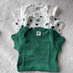 プティバトー　ベビー肌着 3枚セット
