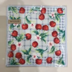 FEILER フェイラー さくらんぼ柄 ハンカチ 約25cm