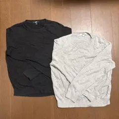 UNIQLO 長袖ニットセーター 2点セット Lサイズ