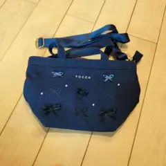TOCCA ネイビー ショルダーバッグ