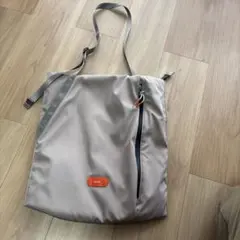 A4収納可能！【BEAURE】ナイロン スクエア ボンディングトート