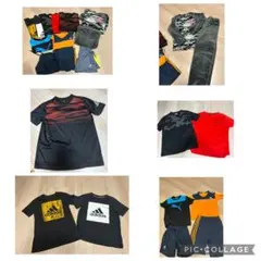 adidas キッズ服 セット Tシャツ ショートパンツまとめ売り　150