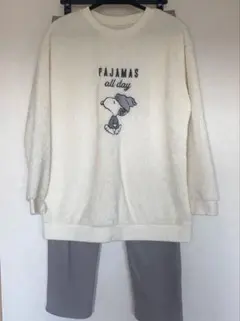 スヌーピー フリースパジャマ　L