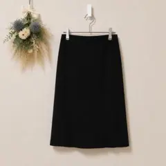 ルシェルブルー フォーマル スカート タック入 きれいめ 冠婚葬祭 日本製 美品のサムネイル