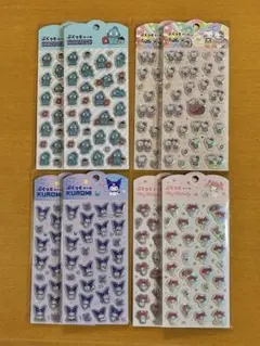サンリオぷくっとシール クロミマイメロディハンギョドンハローキティ8枚セット