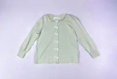 tocco closet リボンビジューカーディガン 淡いグリーン 優しい黄緑色のサムネイル