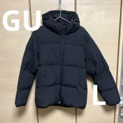 な*ち様 GU ヒートパデットブルゾン　ダウンジャケット