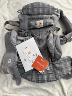 エルゴ抱っこ紐 ergobaby グレーチェック柄OMNI360 箱・説明書あり