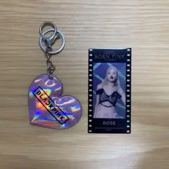 BLACKPINK キーホルダー ROSE 映画特典 2個セット