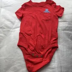 GAP 赤いロンパース ポケット付き
