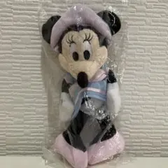 新品　ディズニー　ミニーマウス　ミニー　ぬいぐるみ　キーチェーン付き