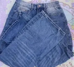 SHEIN ライトブルーデニムパンツ M