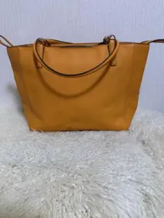 完売カラー！COACH マディソン トートバッグ レザー A4可 オレンジ