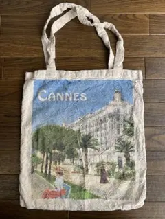 フランス　ユーロ　エコバッグ　コットンバッグ　トートバッグ　古着　ヴィンテージ