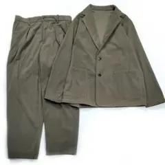 美品 417EDIFICE コーデュロイイージーセットアップ L パンツスーツ