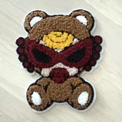20. ヒス　ワッペン　アップリケ　モコモコ　大きめ