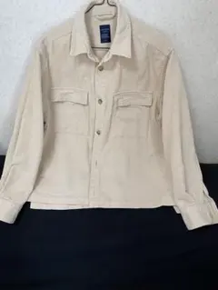 コーデュロイ　ベージュ色　セットアップ