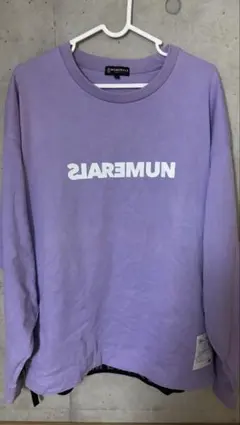 NUMERALS パープル スウェット Lサイズのサムネイル