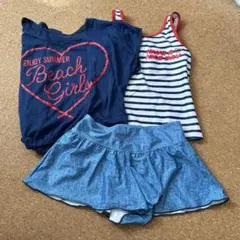 キッズ　水着　3点セット　140センチ