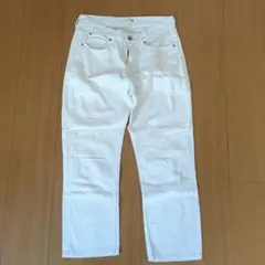 LEPSIM ホワイト ダメージパンツ L