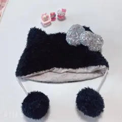 めちゃカワ！ユニバキティちゃんファンキャップ　USJ 被り物　卒業旅行にも！