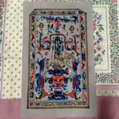 バリ島伝統絵画 カマサン画木製の手製フレーム付き - メルカリ