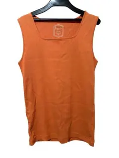 GLOBAL WORK Beau-tee リブ タンクトップ オレンジのサムネイル