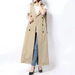 スナイデル　ノースリーブトレンチコート