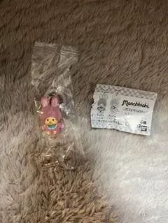 モンチッチ チムたん　ピンク ガチャガチャ　めじるしアクセサリー2