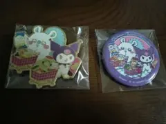 ちいかわ サンリオ モモンガ クロミ ピンズコレクション 缶バッジ