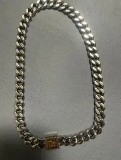 FENDI バゲット ネックレス 喜平チェーン シルバー ズッカ 958 - メルカリ