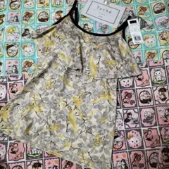 ②GUNZE　Tuché ヨガキャミソール 　パッド付キャミソール　Mヨガウェア