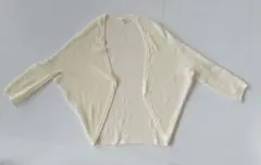 ユニクロ　３Ｄメッシュカーディガン　オフホワイトMサイズ　冷房対策