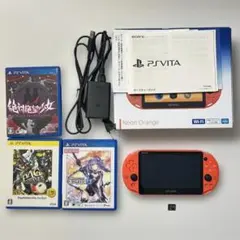 PlayStation®Vita ネオンオレンジ 本体 + ゲームソフト