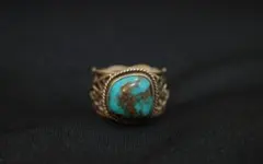 ダレルキャドマン ビズビー ターコイズ 25号 リング