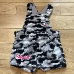 BABYDOLL ファー迷彩ロンパース　80㎝